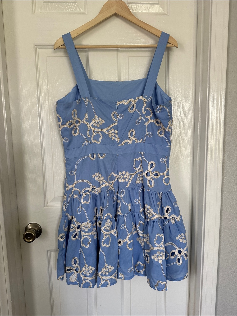 Sam Edelman Rope Embroidery Mini Sundress - Picture 9 of 9